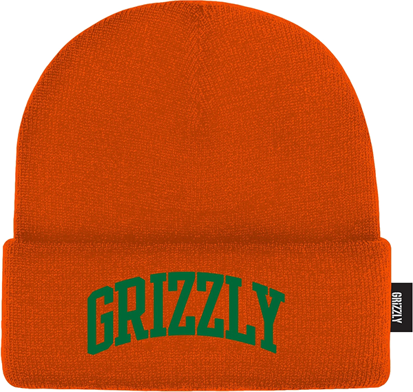 GRIZZLY PURVEYOR BEANIE ORANGE
