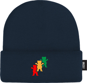 GRIZZLY TRINITY BEANIE NAVY
