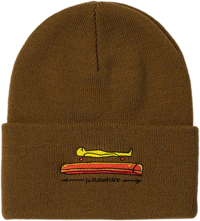 KROOKED KOFFIN CUFF BEANIE BROWN