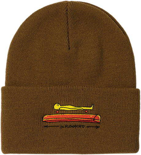 KROOKED KOFFIN CUFF BEANIE BROWN