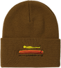 KROOKED KOFFIN CUFF BEANIE BROWN