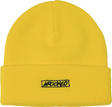 KROOKED MOONSMILE SCRIPT CUFF BEANIE YELLOW/BLACK