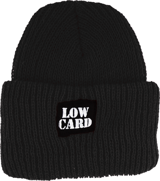 LOWCARD LONGSHOREMAN BEANIE BLACK