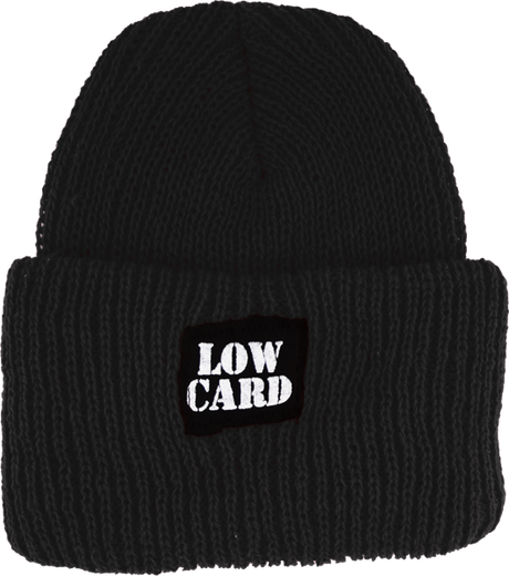 LOWCARD LONGSHOREMAN BEANIE BLACK