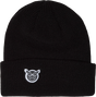 PIG HEAD DOCK BEANIE BLACK