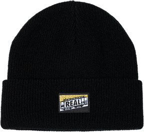 REAL TOUGH THREADS CUFF BEANIE BLACK