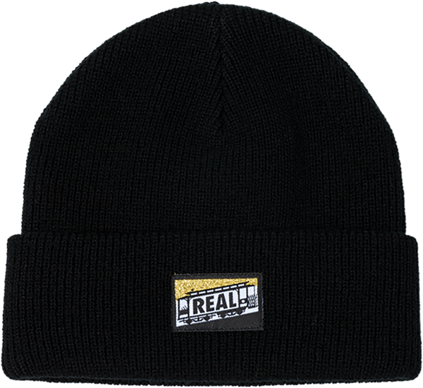 REAL TOUGH THREADS CUFF BEANIE BLACK