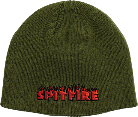 SPITFIRE DEMONSEED SCRIPT SKULLY BEANIE OLIVE