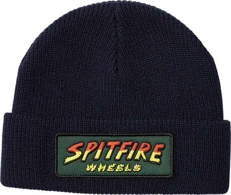 Spitfire Hell Hounds Patch Cuff Beanie Navy OneSize