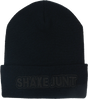 SHAKE JUNT STRETCH LOGO BEANIE BLACK