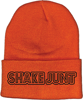 SHAKE JUNT STRETCH LOGO BEANIE ORANGE