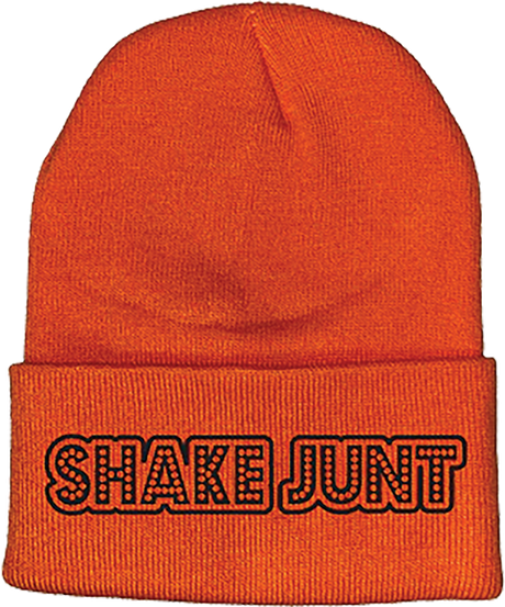 SHAKE JUNT STRETCH LOGO BEANIE ORANGE