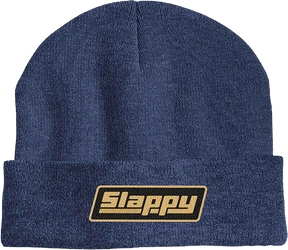 SLAPPY OG LOGO BEANIE NAVY