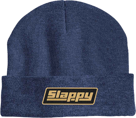 SLAPPY OG LOGO BEANIE NAVY