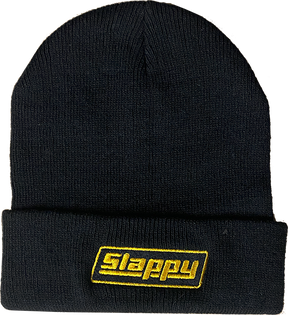 SLAPPY OG LOGO BEANIE BLACK