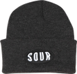 SOUR GM BEANIE CHARCOAL GREY