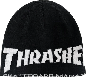THRASHER SKATE MAG SKULLY BEANIE BLACK