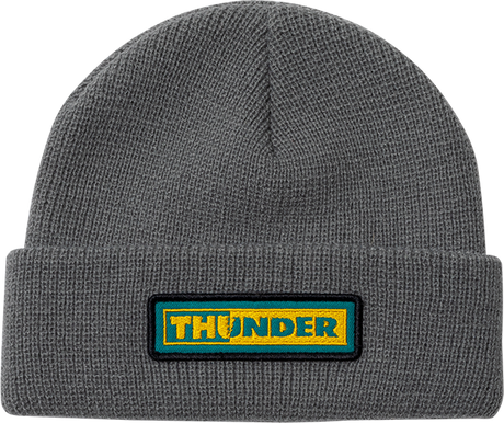 THUNDER BOLTS PATCH BEANIE GREY