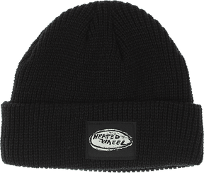 THE HEATED WHEEL OVAL BEANIE BLACK