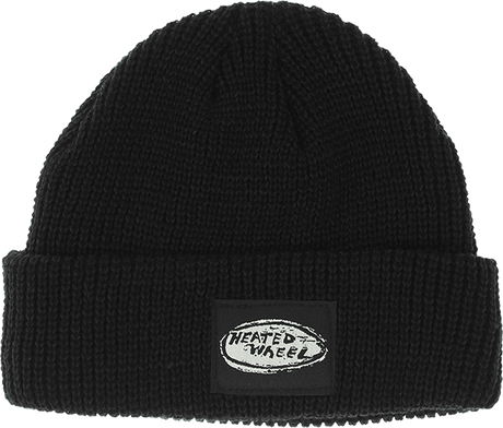 THE HEATED WHEEL OVAL BEANIE BLACK