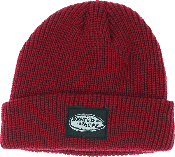 THE HEATED WHEEL OVAL BEANIE BURGUNDY