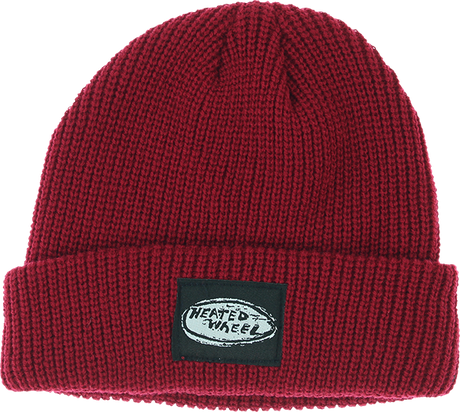 THE HEATED WHEEL OVAL BEANIE BURGUNDY