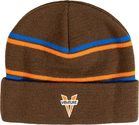 VENTURE HERITAGE CUFF BEANIE BROWN/ORG/BLU