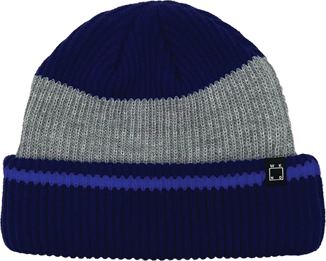 WKND STRIPE BEANIE BLUE