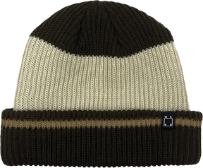 WKND STRIPE BEANIE BROWN