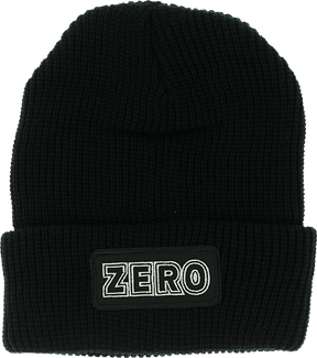 ZERO BOLD WATCHCAP BEANIE BLACK