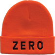ZERO ARMY EMBROIDERED BEANIE ORANGE/BLK