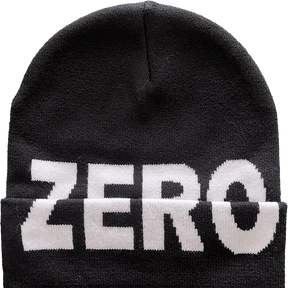 ZERO ARMY TIGHT-KNIT BEANIE BLACK/WHT