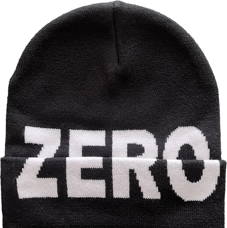 ZERO ARMY TIGHT-KNIT BEANIE BLACK/WHT