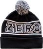 ZERO BOLD TIGHT-KNIT POM BEANIE BLACK/WHT