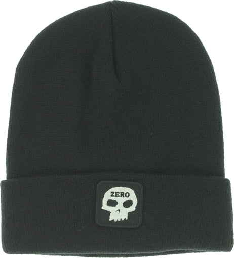 ZERO SKULL PATCH BEANIE-BLK