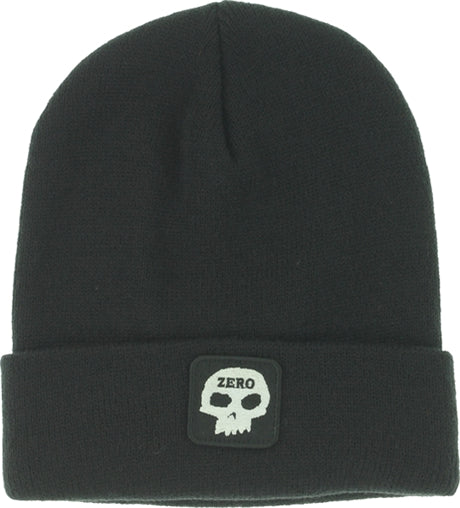 ZERO SKULL PATCH BEANIE-BLK