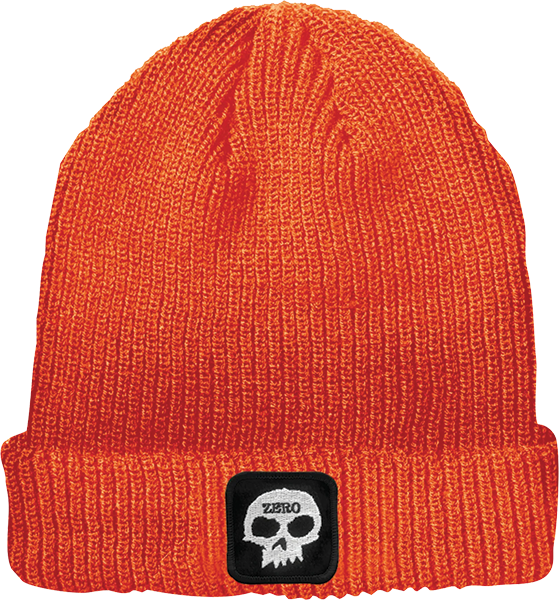 ZERO SKULL PATCH BEANIE ORANGE