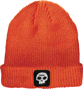 ZERO SKULL PATCH BEANIE ORANGE