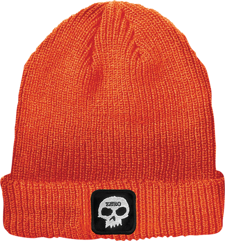 ZERO SKULL PATCH BEANIE ORANGE