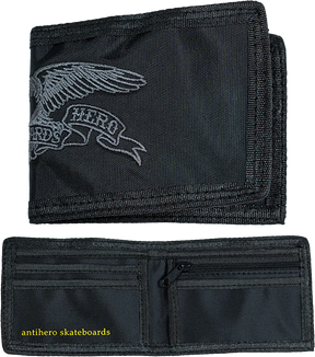 ANTI HERO BASIC EAGLE WALLET BI-FOLD WALLET BLK/CHARCOAL