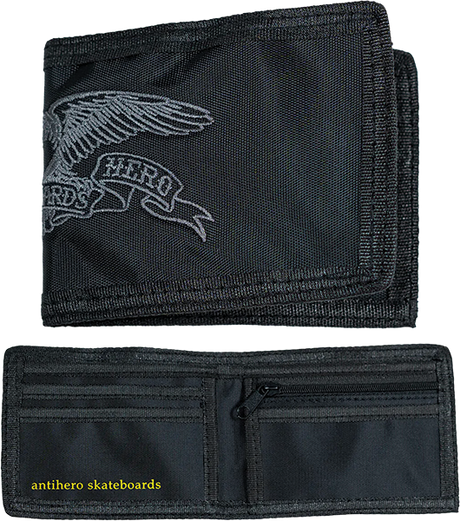 ANTI HERO BASIC EAGLE WALLET BI-FOLD WALLET BLK/CHARCOAL