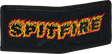 SPITFIRE FLAMES SCRIPT BI-FOLD WALLET BLACK