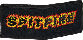 SPITFIRE FLAMES SCRIPT BI-FOLD WALLET BLACK