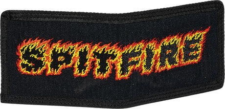 SPITFIRE FLAMES SCRIPT BI-FOLD WALLET BLACK