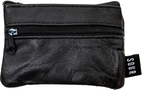 SOUR BARCY LEATHER WALLET BLACK