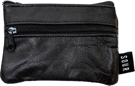 SOUR BARCY LEATHER WALLET BLACK