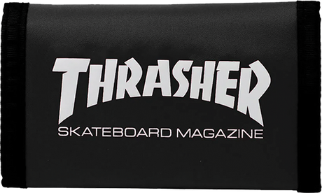 THRASHER SKATE MAG WALLET BLACK