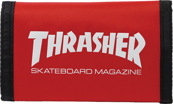 THRASHER SKATE MAG WALLET RED
