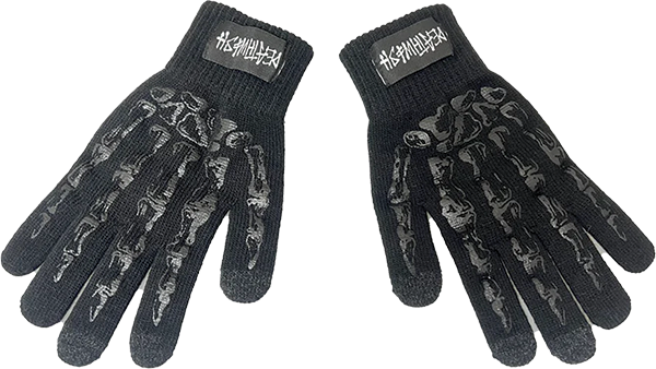 DEATHWISH KNUCKLES GLOVES BLK
