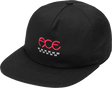 ACE FINISH 5 PANEL HAT ADJ-BLACK